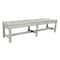 Highwood Usa 6ft Commercial Grade Backless Picnic Bench Outdoor Furniture for Patio, Yard and Garden CM-BENSQ61-HGR - alternate 1